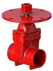 Flanged / Grooved Type UL FM Gate Valve Handwiel Operatie