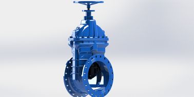 Corrosiebestendig zacht afdichtingsflens type waterpoortklep met handmatige / elektrische bediening