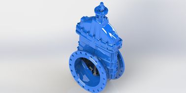 Grote stroomcapaciteit BS Flanged Water Gate Valve met handmatig / elektrisch aangedreven schakelaar
