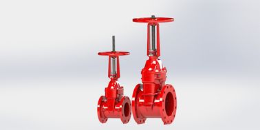 UL-gecertificeerde epoxy-gecoate FM-poortklep ANSI / UL / FM-normen