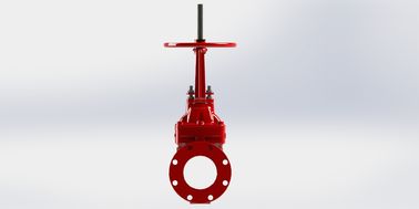 Rode epoxy gecoate Ul Fm poortklep