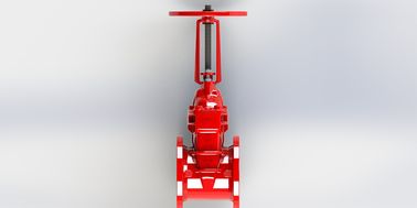 2-12 Ul Fm Gate Valve Fusion Bonded Epoxy Coating Flanged Connection voor brandbeveiliging