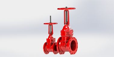 2-12 Ul Fm Gate Valve Fusion Bonded Epoxy Coating Flanged Connection voor brandbeveiliging