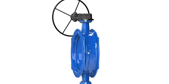 Dubbele excentrische vlinderklep 1-72 inch ANSI-standaard met ductiel ijzeren lichaam voor robuuste waterleidingssystemen