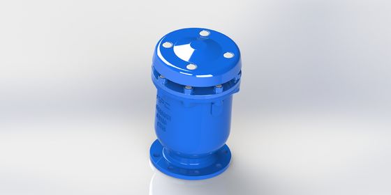 Ontluchtingsklep met schroefdraad- en flenscombinatie met roestvrijstalen vlotter en drievoudige functie voor industriële toepassingen