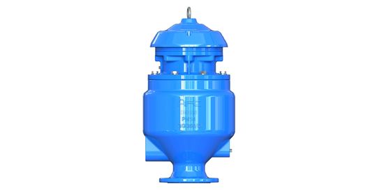 Ductile Iron Sewage Air Release Valve with High Temperature Resistance ≤80°C and Anti-Corrosion Fusion Bonded Epoxy Coating for Wastewater Treatment
