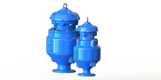Ductile Iron Sewage Air Release Valve with High Temperature Resistance ≤80°C and Anti-Corrosion Fusion Bonded Epoxy Coating for Wastewater Treatment