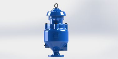 SS316 Interne onderdelen Air Vacuum Release Valve Single Chamber Met anti-schokapparaat