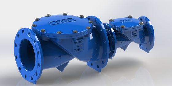 DN50-700 Swing Flex Check Valve met EPDM-dichtingsmateriaal en flens PN16 eindverbinding voor de stroomregeling van waterleidingen
