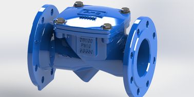 Water ISO Gecertificeerde Swing Flex Terugslagklep met Ductiel Gietijzeren Behuizing Materiaal Temperatuurbereik 0-80C