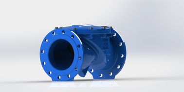 Water ISO Gecertificeerde Swing Flex Terugslagklep met Ductiel Gietijzeren Behuizing Materiaal Temperatuurbereik 0-80C