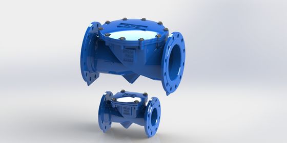 Ductiel IJzeren Zwenkflex Terugslagklep met Flensaansluiting en EPDM Afdichting voor Industriële Leidingcontrole