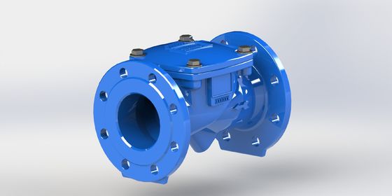 Swing Flex-controleventiel met drukclassificatie PN16, ductiel ijzeren lichaam en EPDM-dichtingsmateriaal voor watertoepassingen
