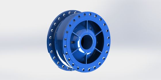 Flanke eindverbinding Rubbercoated Disc Non-Slam Check Valve ontworpen voor PN10-druksystemen