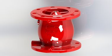 DN600 Anti Water Hammer Non Slam Swing Check Valve Met Diffuser