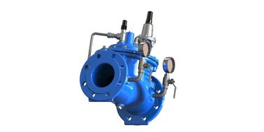 A200 Drukverlagend klep Nylon diafragma SS304 EPOXY coating flange aansluiting