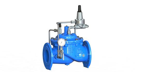 Ductile ijzeren drukondersteunende klep met PN25 maximale druk en 2-40 inch grootte