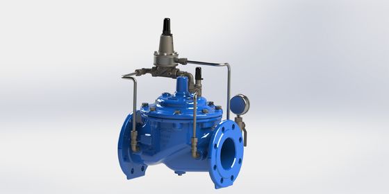 2-40 Inch Flensdrukregelklep met PN25 Maximale Druk voor Waterzuiveringssystemen