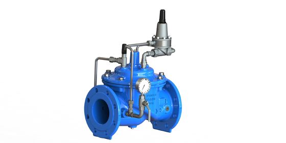 Ductile ijzeren drukondersteunende klep met PN25 maximale druk en 2-40 inch grootte