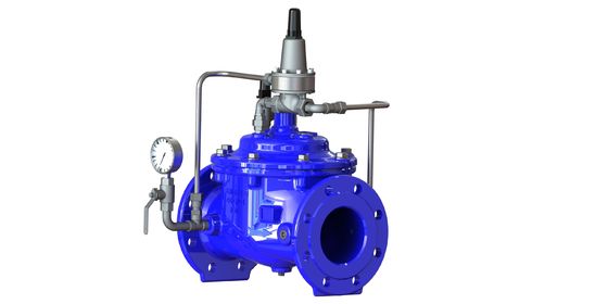 Ductile ijzeren drukondersteunende klep met PN25 maximale druk en 2-40 inch grootte