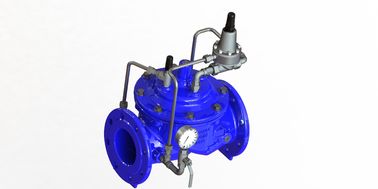 Flanged Einddrukondersteunend klep Industrieel Versterkt Nylon Diafragma Diafon Voor Watergas
