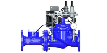 Proefmateriaal SS304 Blauw RAL 5005 NSF61 Watercontroleventil van ductiel ijzer voor waterbehoud en -beheer