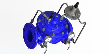 EN1074-5 Standaard buigzaam ijzer Duurzaam hydraulisch stroomregelklep voor temperatuurbereik 0-80 graden Fahrenheit
