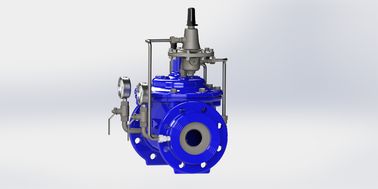 EPDM Seal Flow Control Valve SS304 Pilot EN1074-5 Nylon Versterkingsdiafragma