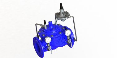 Blauw Ral5005 EPDM verzegeld A400 stroomregelklep SS304 Pilot