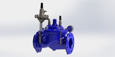 Blauw Ral5005 EPDM verzegeld A400 stroomregelklep SS304 Pilot