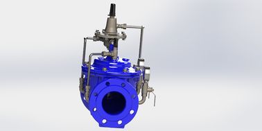 Ductiel ijzer Verstelbare waterstroomregelklep SS Trim en handmatige activering