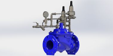 PN10 Surge Anticipator Valve EPDM Rubber Handmatige activering en flenstertjes