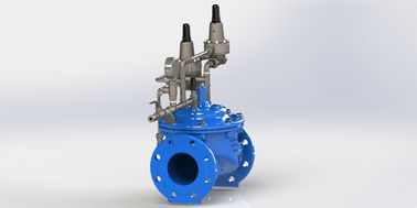 Handmatig globe-type/overspanning anticiperende klep A2A5 met EPDM-diafragma en flens-eindverbinding