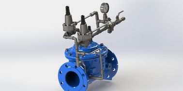 Flanke eindverbinding Hydraulisch bediende diafragma klep met nylonversterking en EPDM diafragma