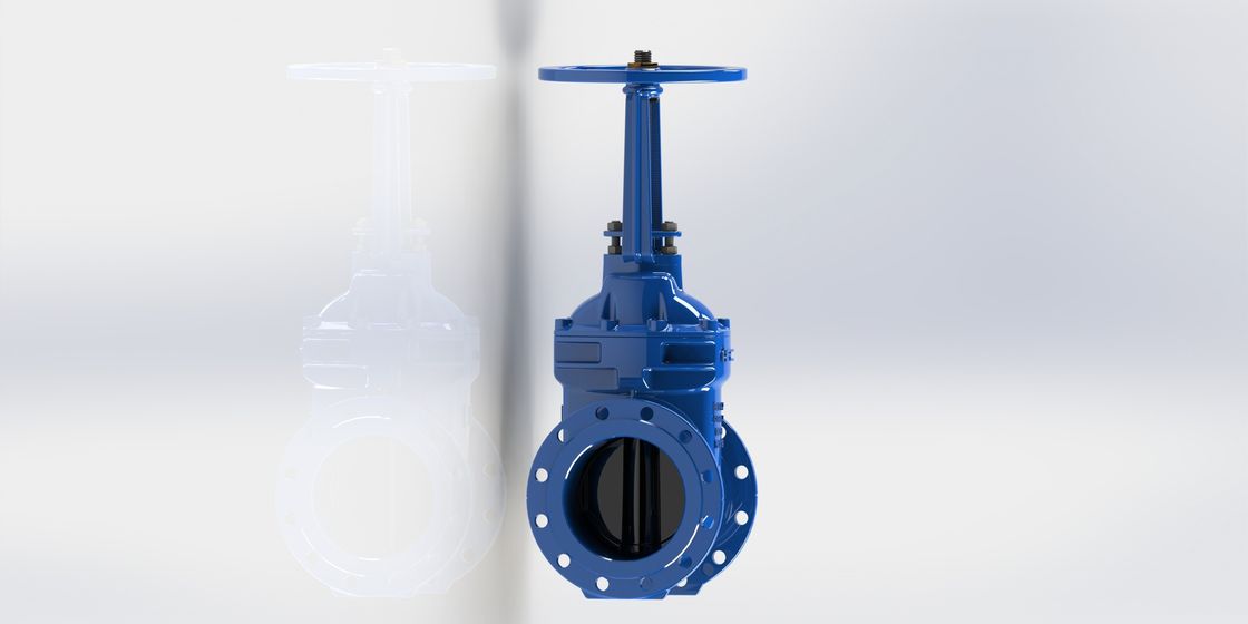 PN16-drukclassificatie Flanged Connection Corrosion Resistant Water Gate Valve voor industriële leidingbesturing