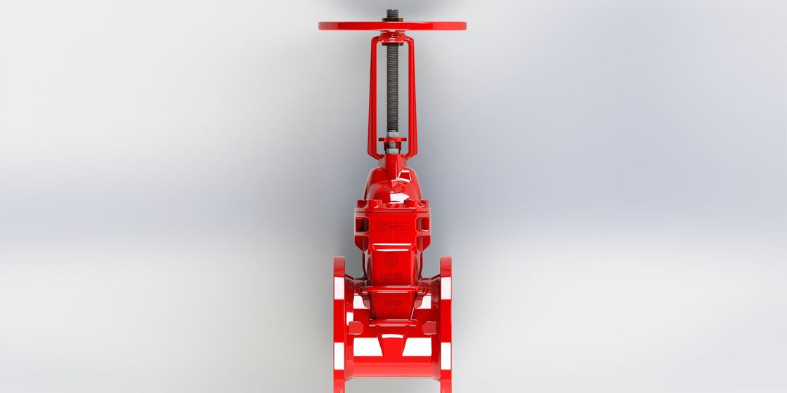 2-12 Ul Fm Gate Valve Fusion Bonded Epoxy Coating Flanged Connection voor brandbeveiliging