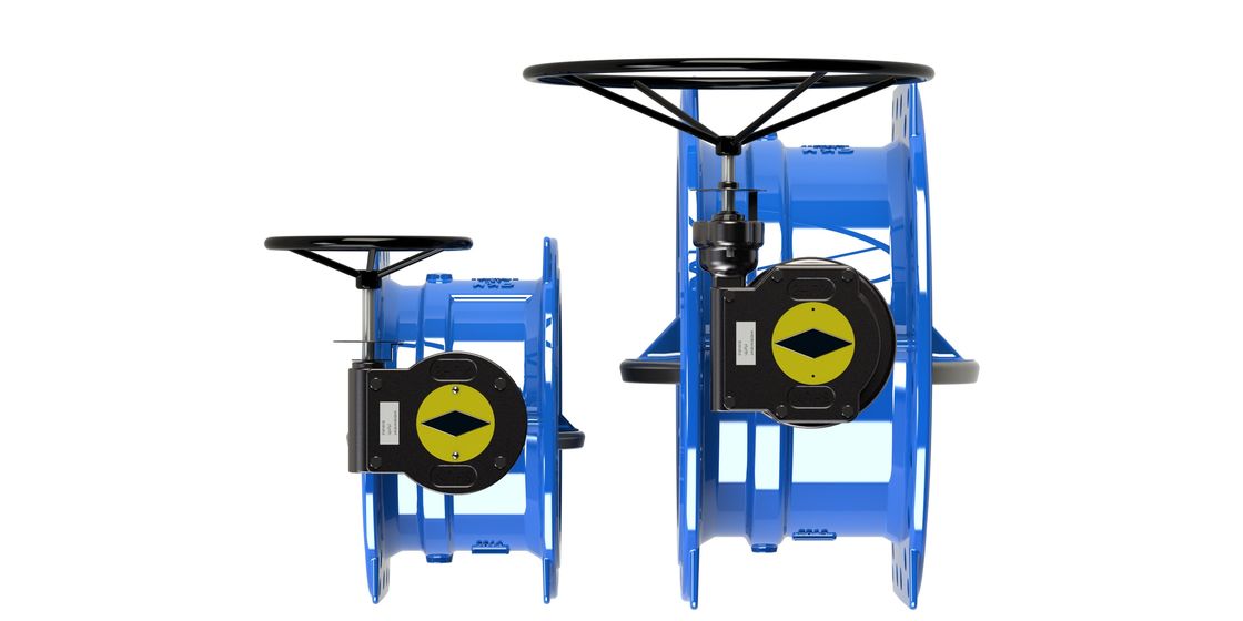 Dubbele excentrische vlinderklep met 0-2,5 MPa drukbereik, nodulair gietijzeren behuizing en handmatige bediening voor industrieel gebruik