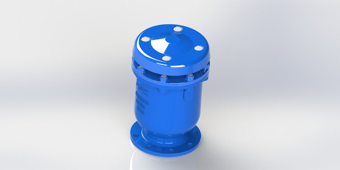 Ontluchtingsklep met schroefdraad- en flenscombinatie met roestvrijstalen vlotter en drievoudige functie voor industriële toepassingen