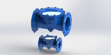 Water ISO Gecertificeerde Swing Flex Terugslagklep met Ductiel Gietijzeren Behuizing Materiaal Temperatuurbereik 0-80C