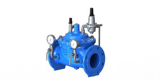 EN1092-2 Flankenstandaard waterdrukverlagend klep met epoxy-gecoate carrosserie en SS304 stoel
