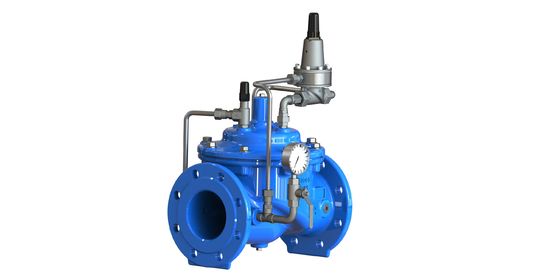 Ductile ijzeren drukondersteunende klep met PN25 maximale druk en 2-40 inch grootte