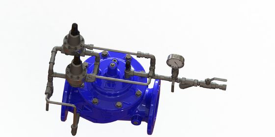 EPDM-rubber gecoate nodulair gietijzeren anticipatieklep met anticipatiefunctie voor watersystemen