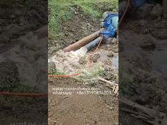 DN450 surge anticipating valve in India. Pilot and solenoid valve control.